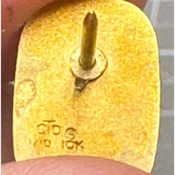Vintage Sears 15 Year Service Recognition Pin 10K Gold Filled Pin - Picture 2 of 2